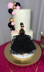 Custom 2 Tier Birthday Cake